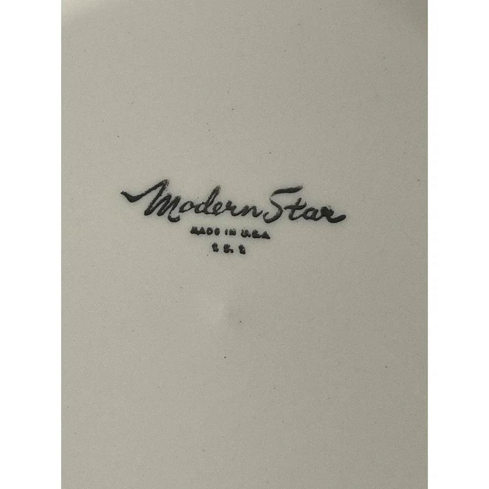 Homer Laughlin Modern Star Atomic MCM Bread Butter Plate SET OF 3 | 6 3/4